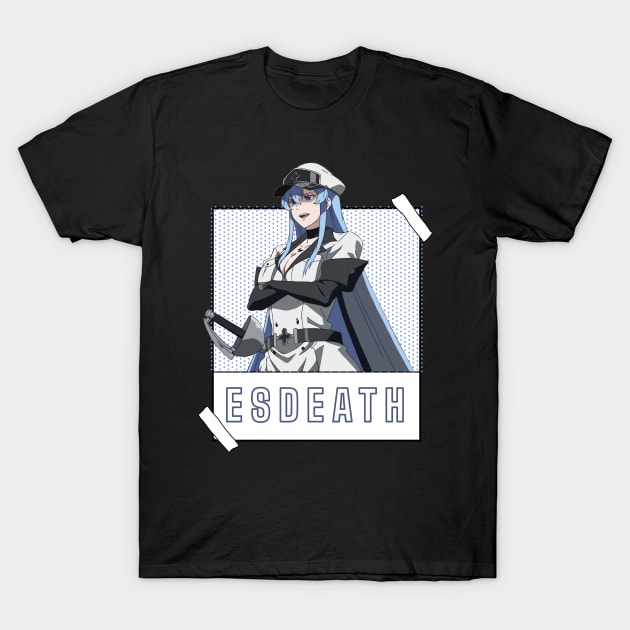 Akame ga kill - Esdeath T-Shirt by SirTeealot